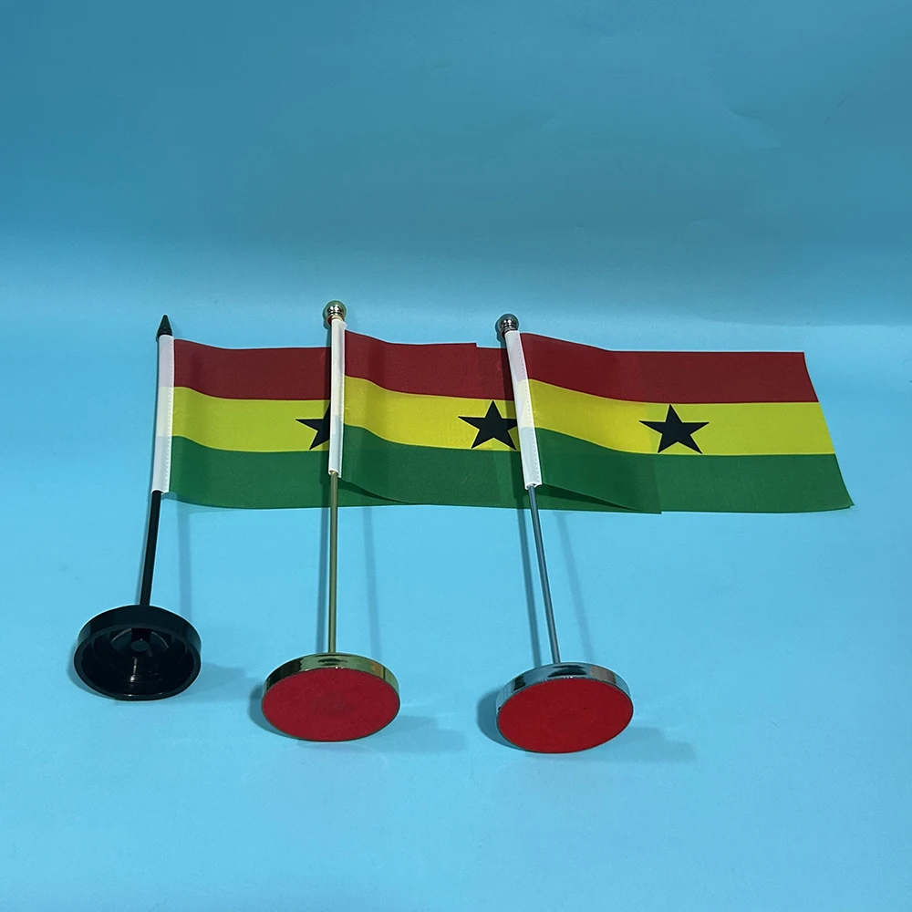 Bandera Ghana de escritorio – Miniatura nacional decorativa - imagen 4