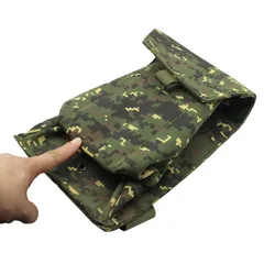 EMR Chaleco táctico con bolsa de pierna MOLLE para máscara antigás