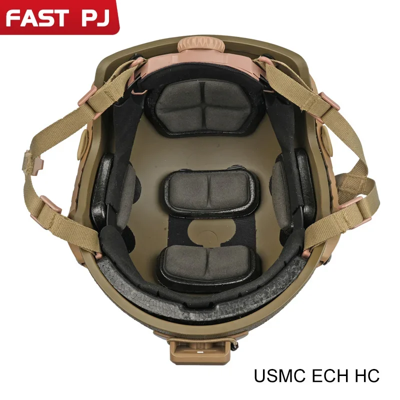 Casco táctico ECH corte alto combate fibra de vidrio MICH2001