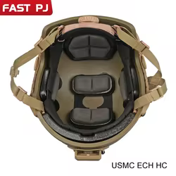Casco táctico ECH corte alto combate fibra de vidrio MICH2001