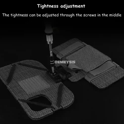 Chaleco MOLLE caza ligero con funda móvil y tablero navegación plegable