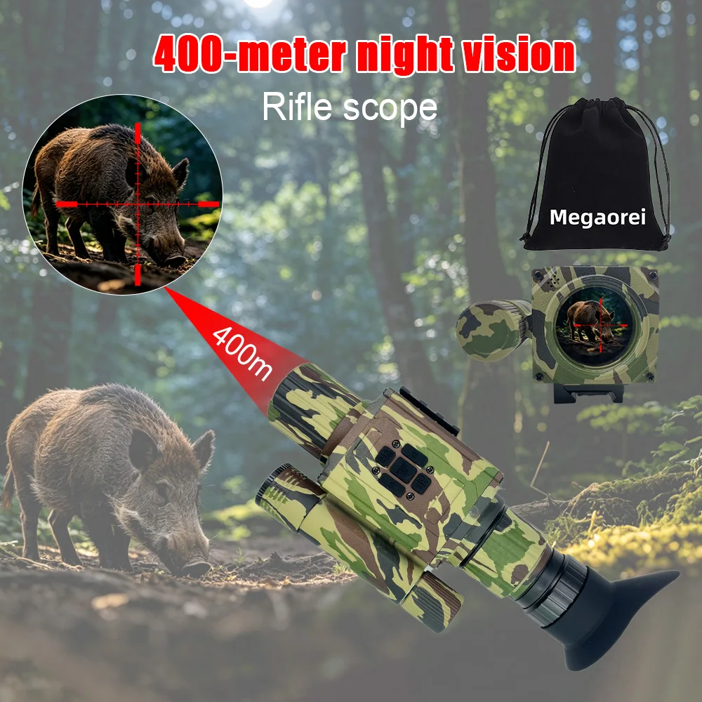 Visión nocturna camuflaje desierto con bolsa antipolvo portátil