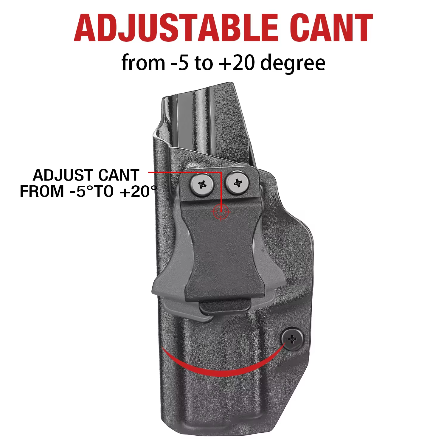 Funda IWB Kydex S&W M&P Shield EZ – Ocultable para cinturón - imagen 4