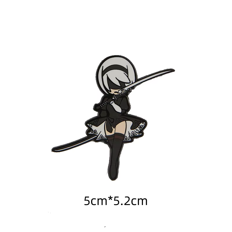 Parche identificativo Nier Automata 2B – Negro táctico