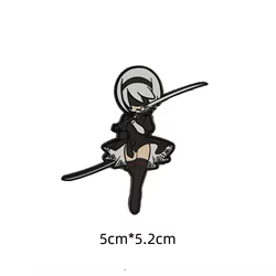 Parche identificativo Nier Automata 2B – Negro táctico
