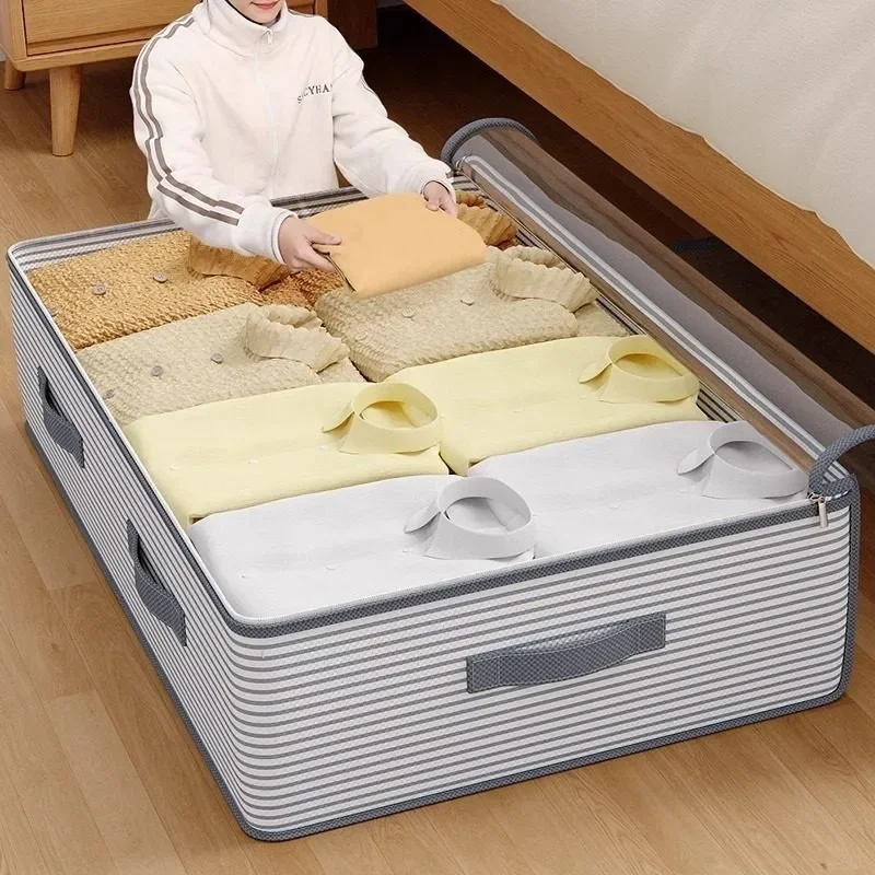 Bolsa antipolvo plegable para almacenamiento bajo cama, capacidad - imagen 3