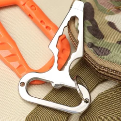 Herramienta EDC multifuncional acero inoxidable – autodefensa y camping