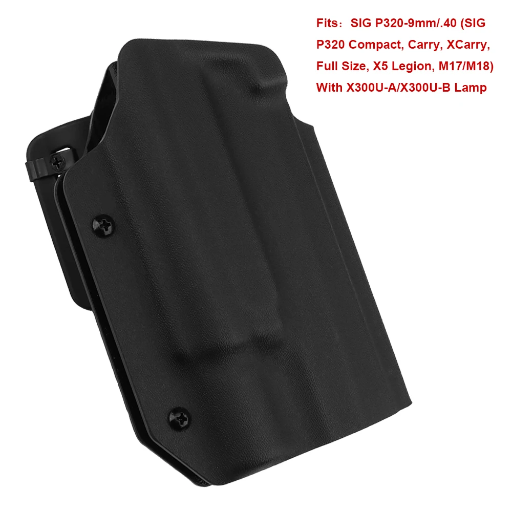 Funda táctica KYDEX SIG P320 compatible con linterna X300U rápida - imagen 2