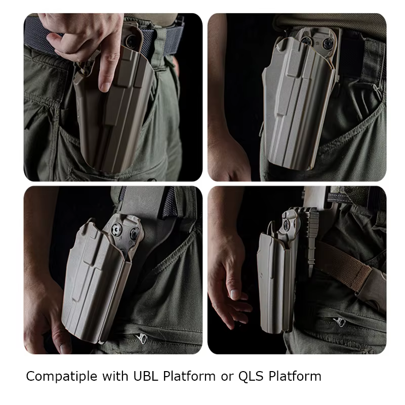 CLUSGO funda táctica muslera modular MOLLE para pistola universal - imagen 4