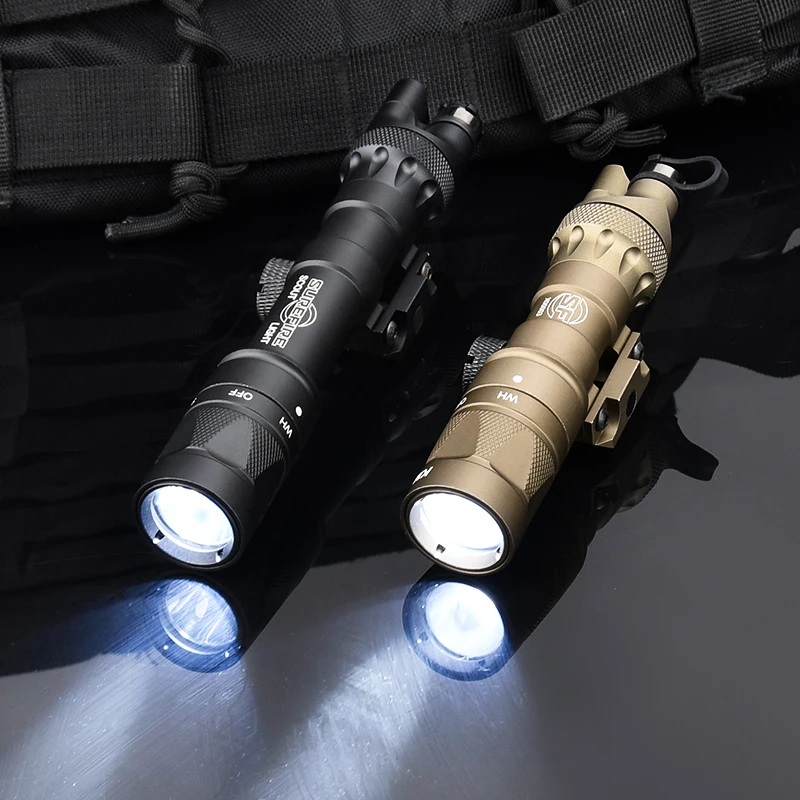 Linterna táctica M300W M600W LED blanco estroboscópica Metal - imagen 2