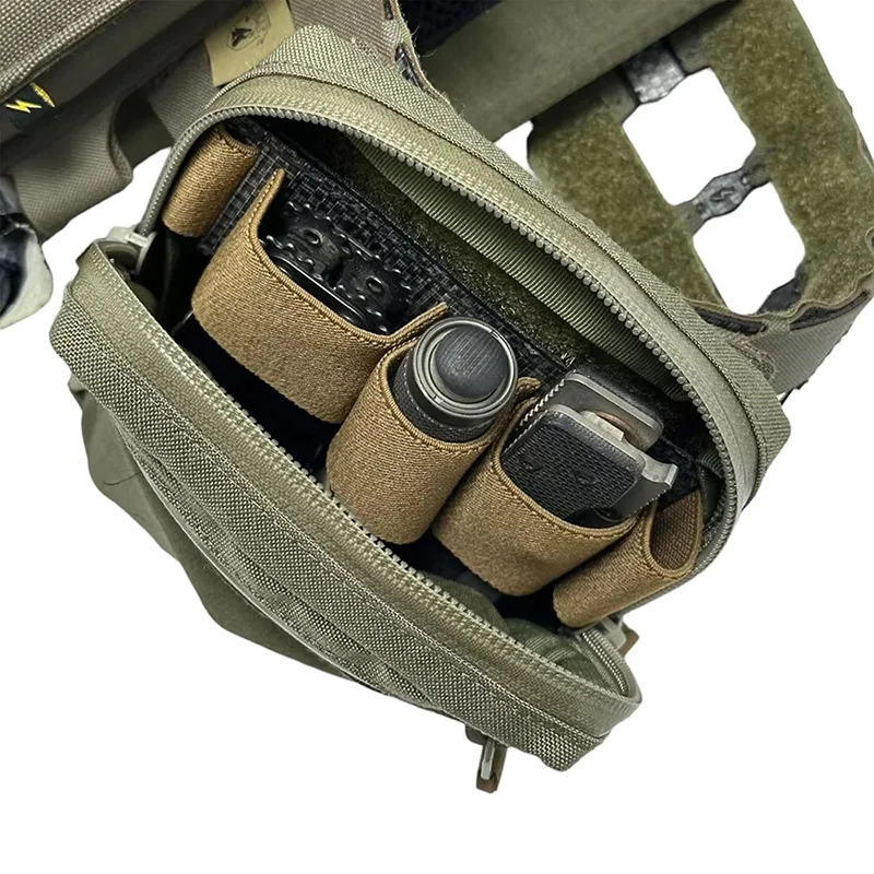Panel de almacenamiento MOLLE con correa elástica táctica para exterior - imagen 3