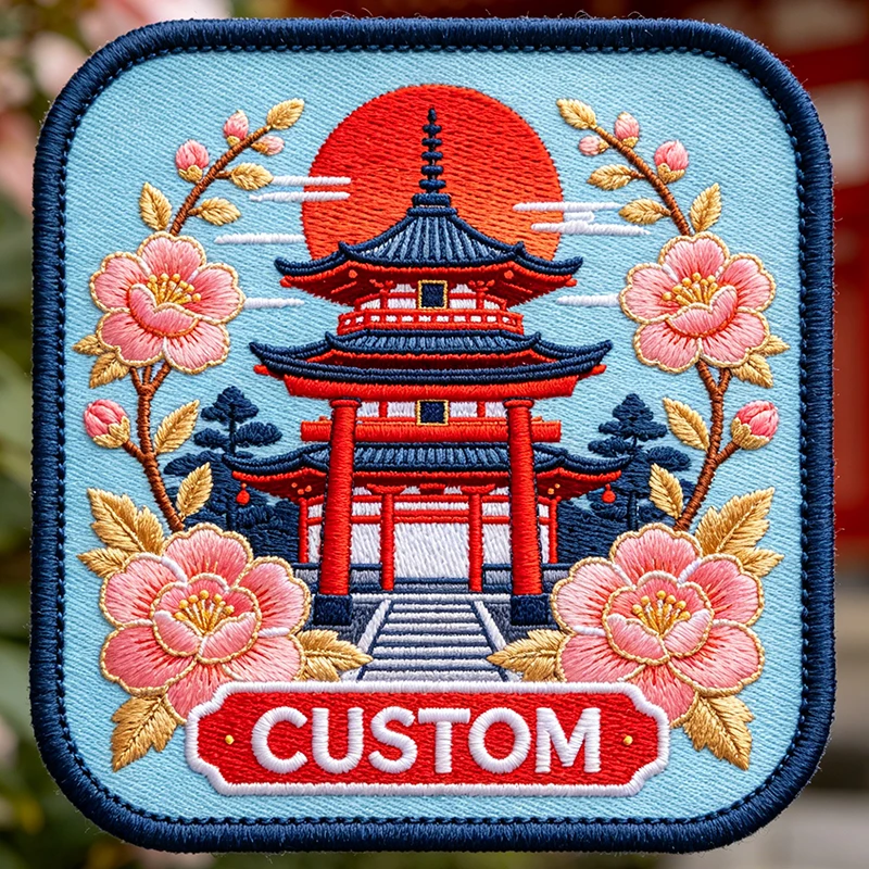 Parche bordado personalizado con logotipo