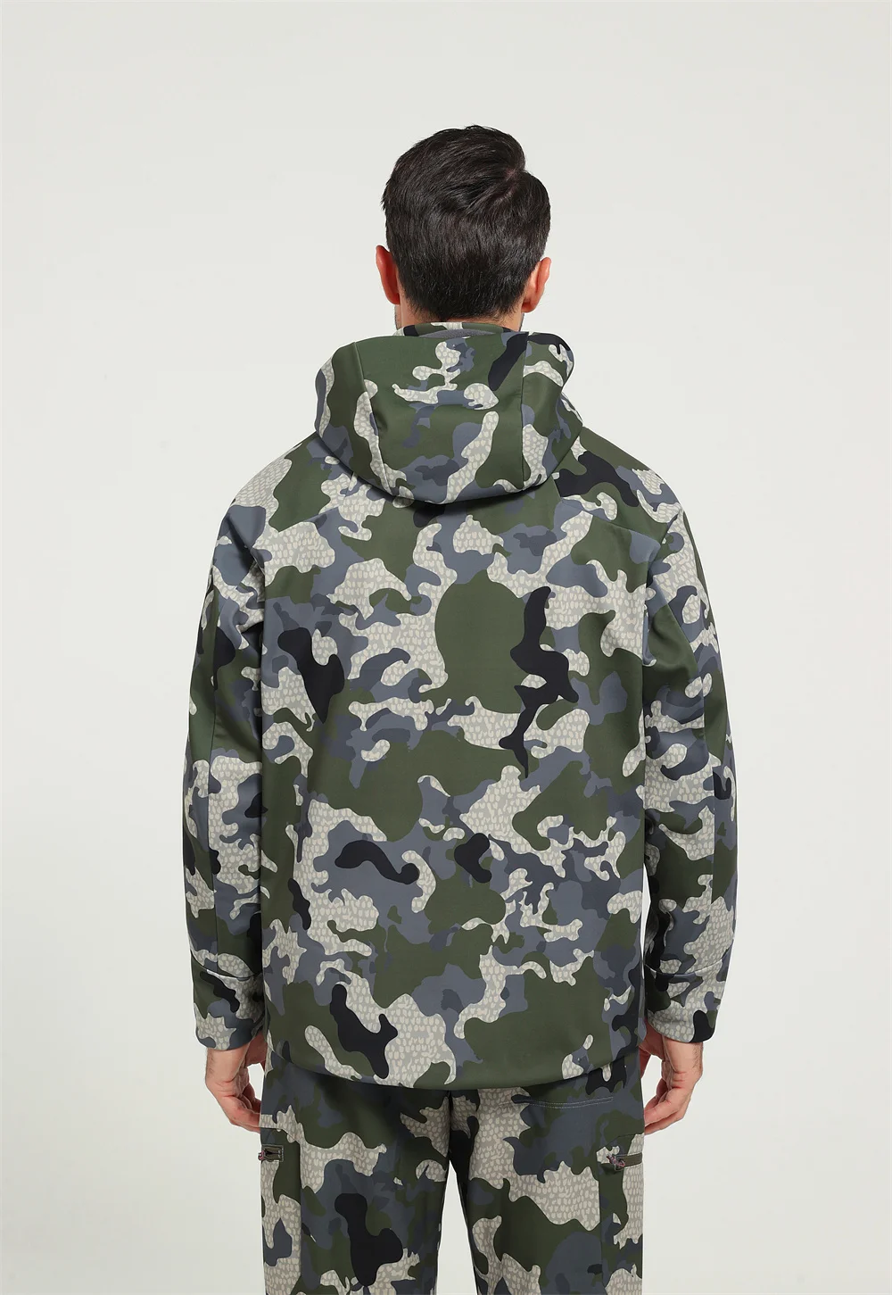 Chaqueta impermeable Jetstream de caza lana cortaviento transpirable - imagen 2