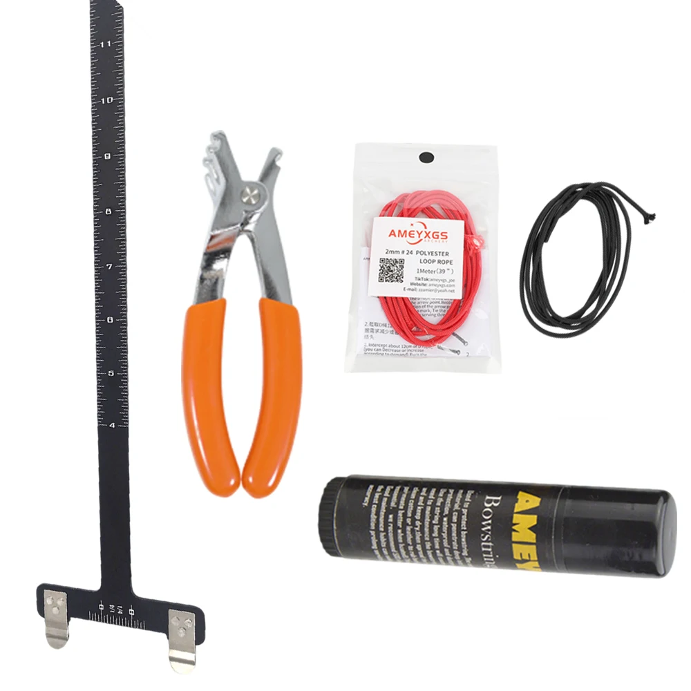 Accesorios arco compuesto anillo en D, divisor de cuerda y protector T - imagen 4