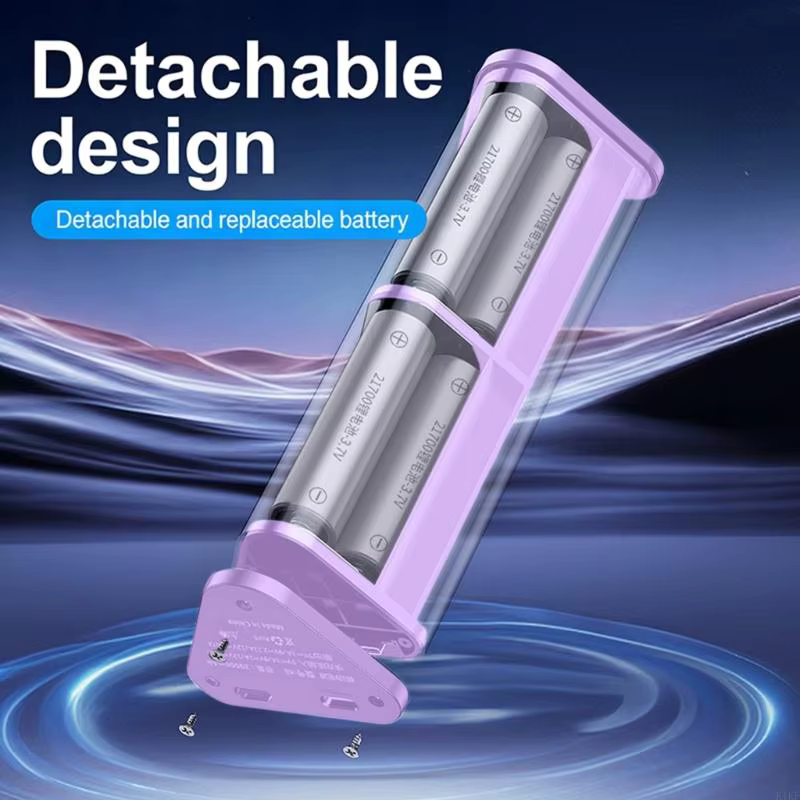 Powerbank táctico 21700 con pantalla LCD y USB carga rápida - imagen 4