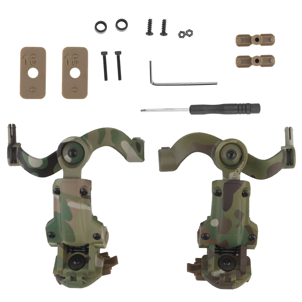 Kit Soporte Auriculares GEN 5 Adaptador Riel para Casco