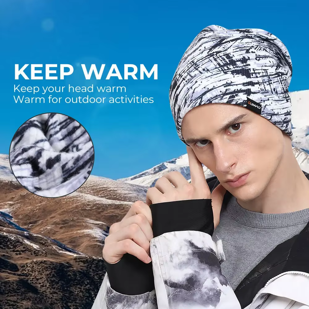 Gorro térmico forrado Unisex – Running ski snowboard senderismo - imagen 2