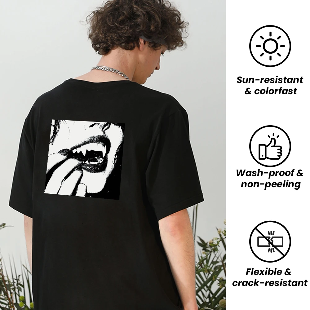 Parche termoadhesivo de hierro labios sexys para ropa - imagen 4