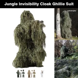 Traje Ghillie 3D transpirable camuflaje para caza y paintball