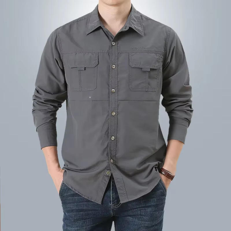 Camisa táctica transpiración y comodidad