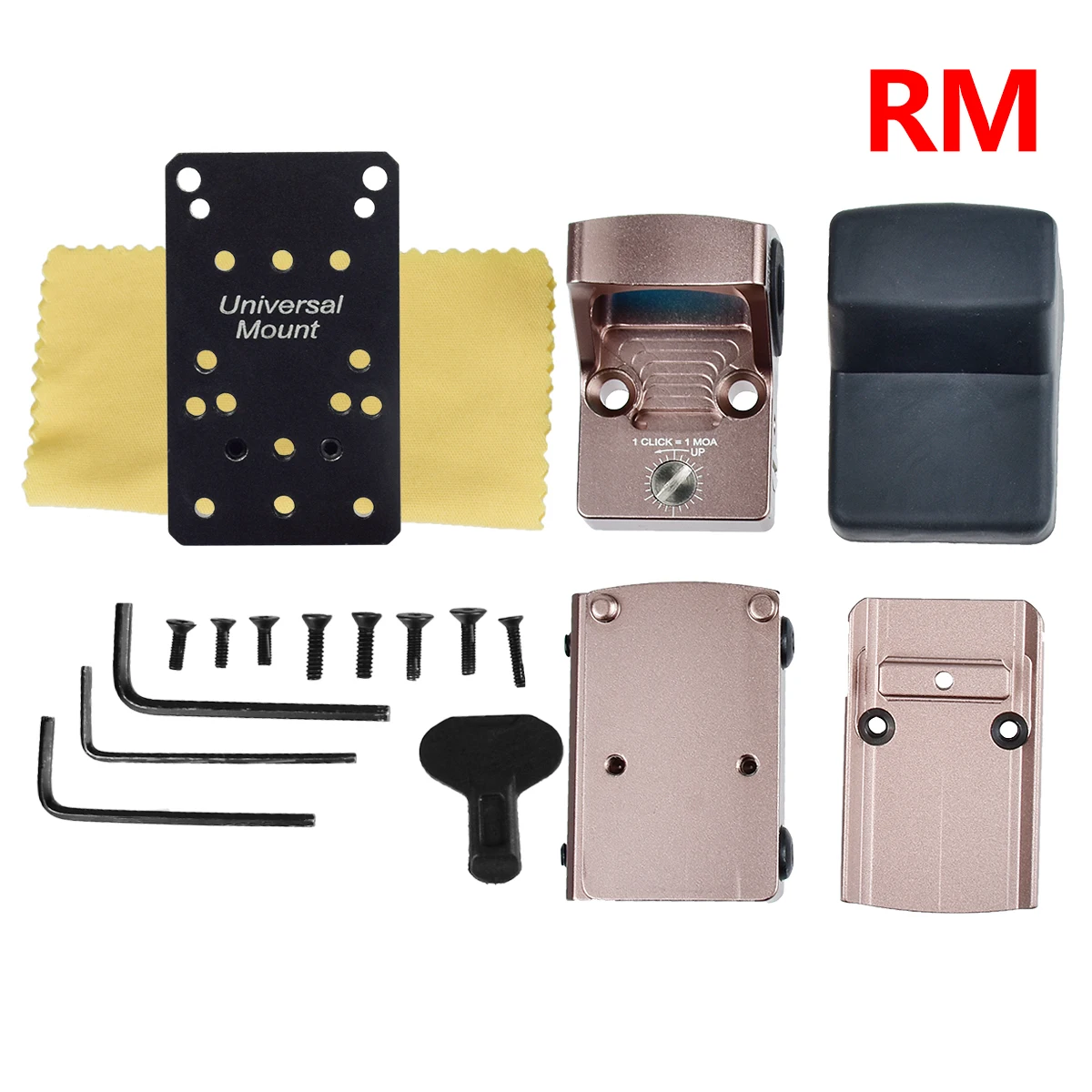 Montura táctica RM GLK base de placa para mira punto rojo