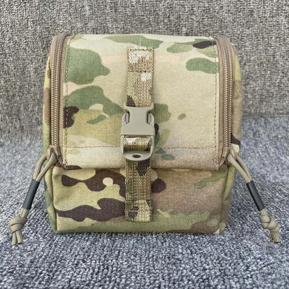 Bolsa táctica MOLLE Multicam 500D para visión nocturna y baterías - imagen 3