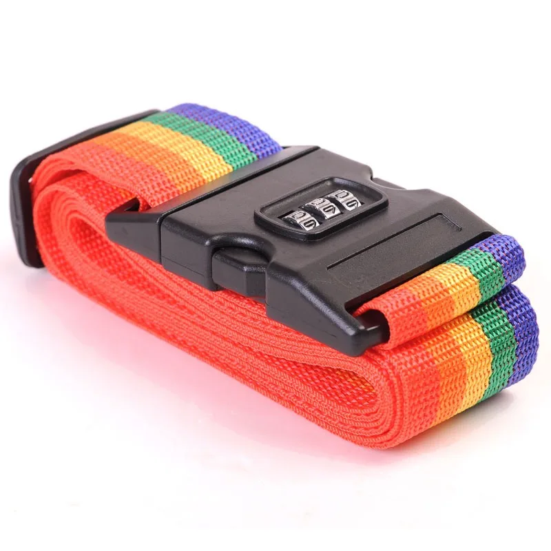 Correa de equipaje con cerradura codificada ajustable para maleta - imagen 2