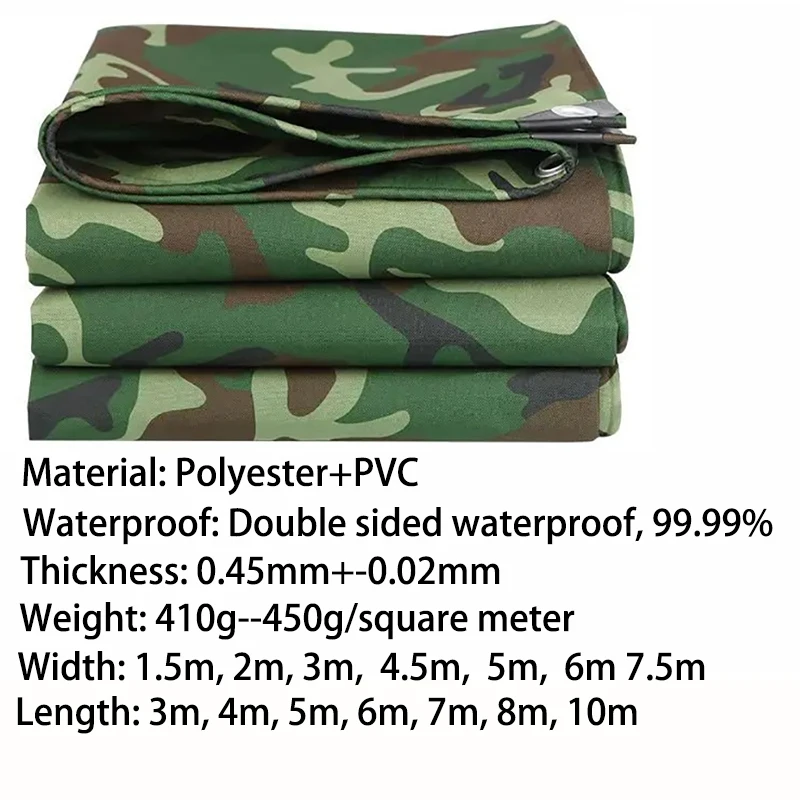 Lona impermeable táctica Oxford – Toldo multiuso para exterior - imagen 2