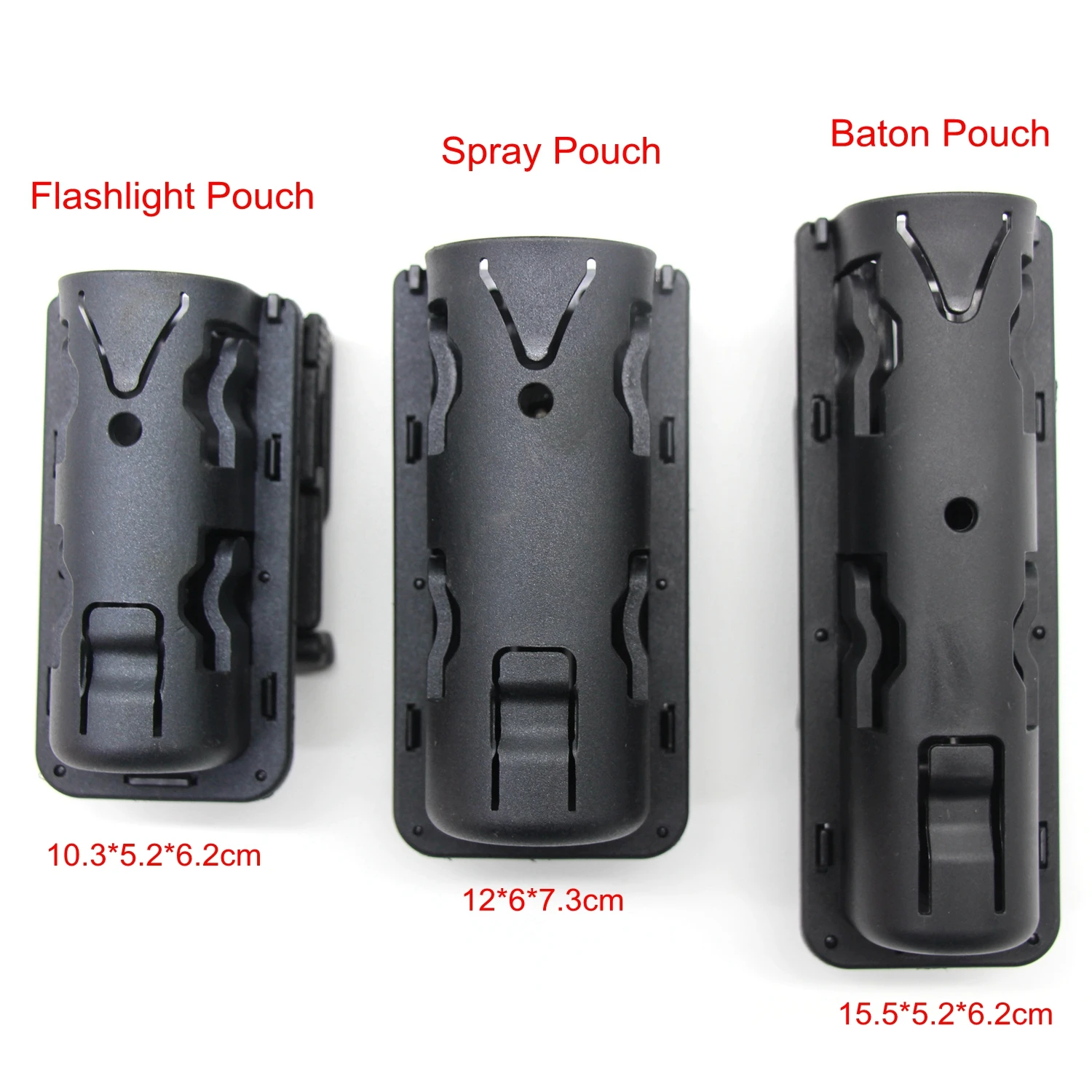 Funda táctica giratoria 360° con portaherramientas para linterna y defensa - imagen 5