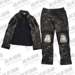 MCBK Uniforme táctico camuflaje GEN3 de manga larga y pantalón