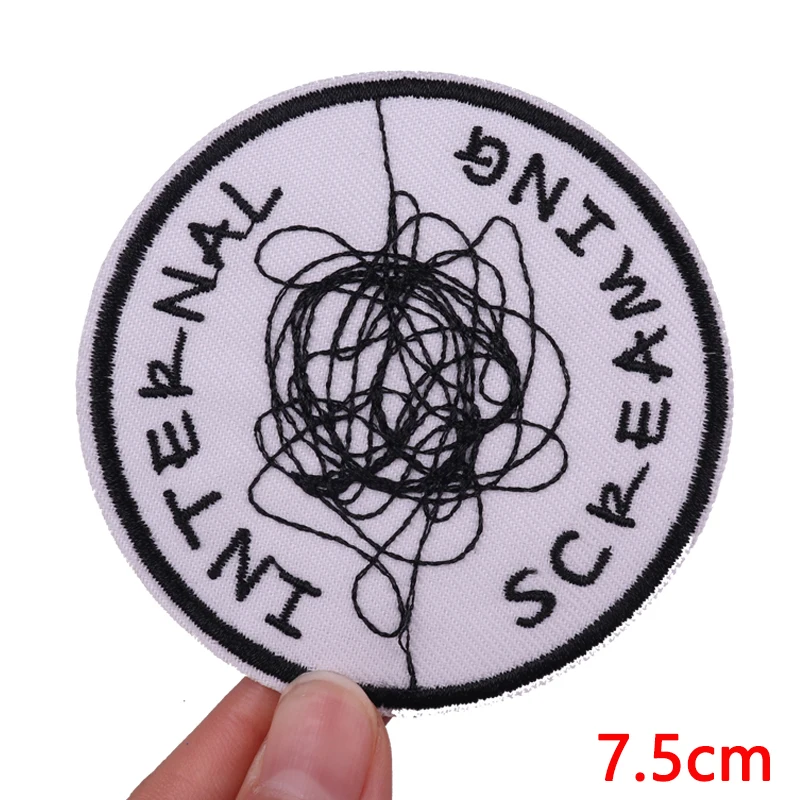 Parche bordado con eslogan personalizado – Plancha en mochilas y chaquetas tácticas