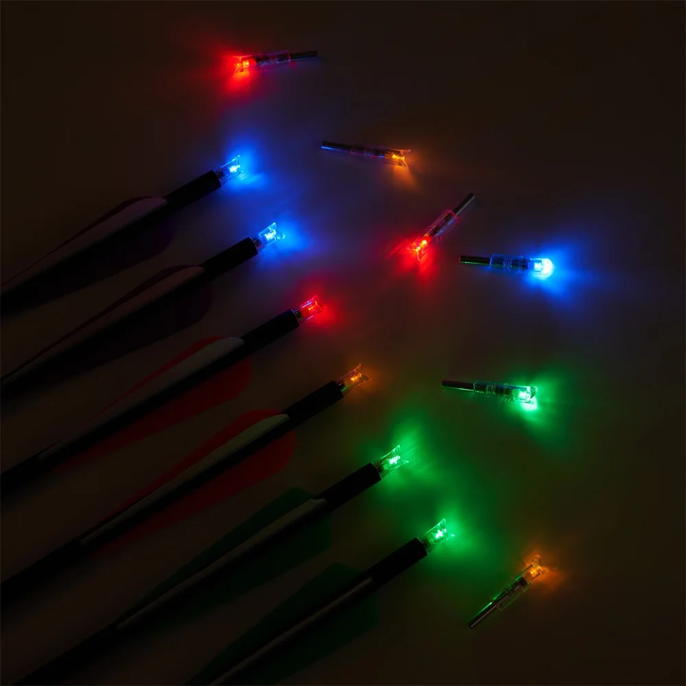 Nocks LED para flechas de ballesta, visibilidad nocturna y punta - imagen 2