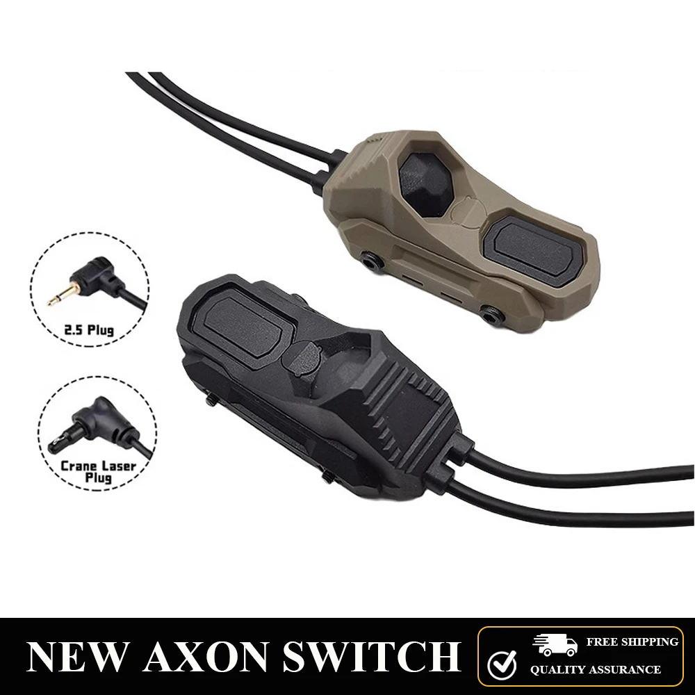 Linterna táctica AXON SF/2.5 con interruptor de presión remoto