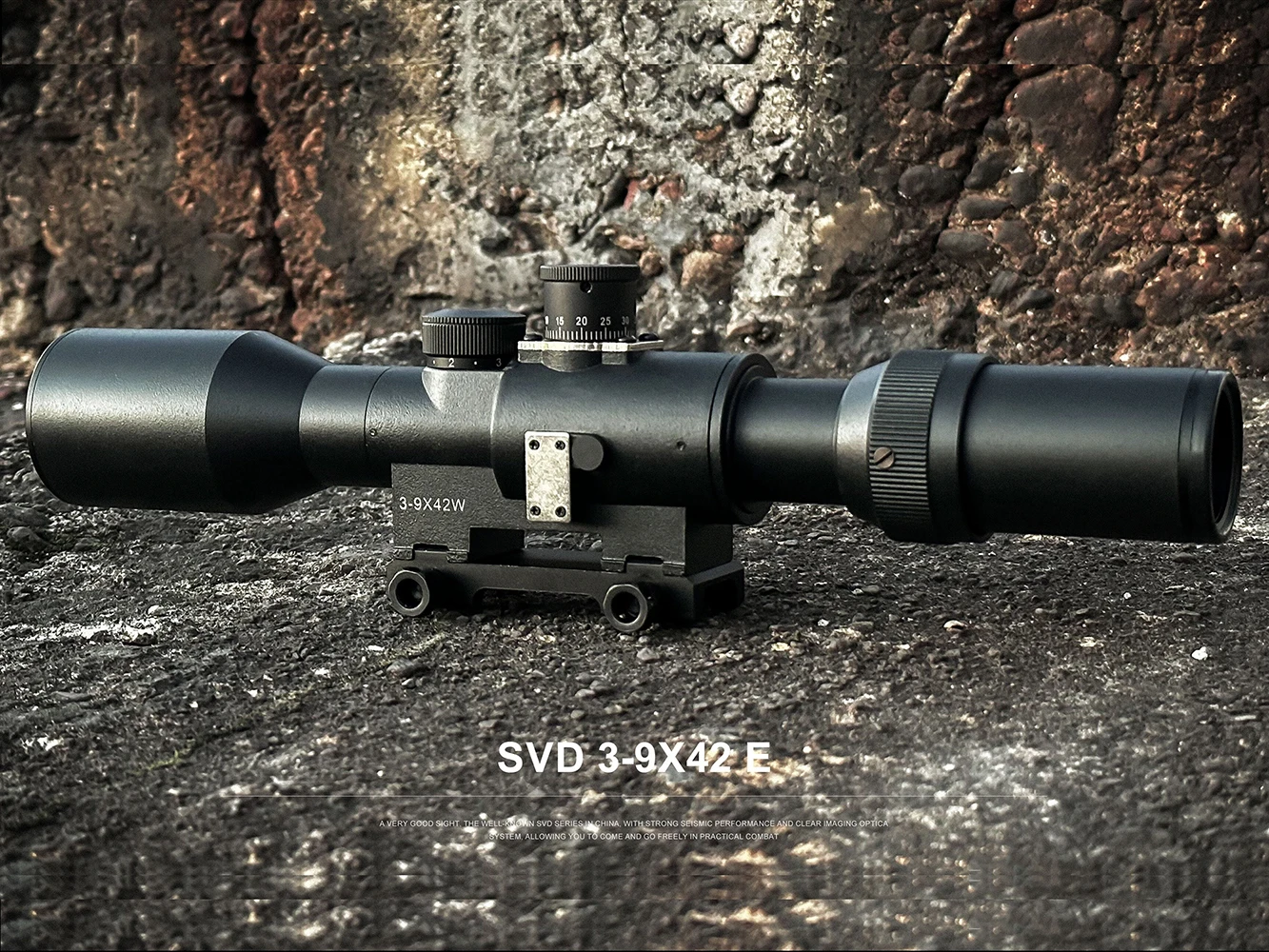 Riflescope SVD visor FFP retícula táctica resistente a golpes