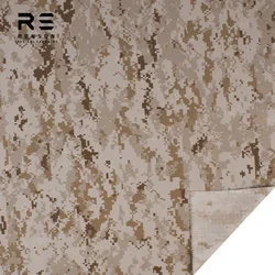 Tela ripstop táctica MARPAT Desert nailon-algodón para uniforme