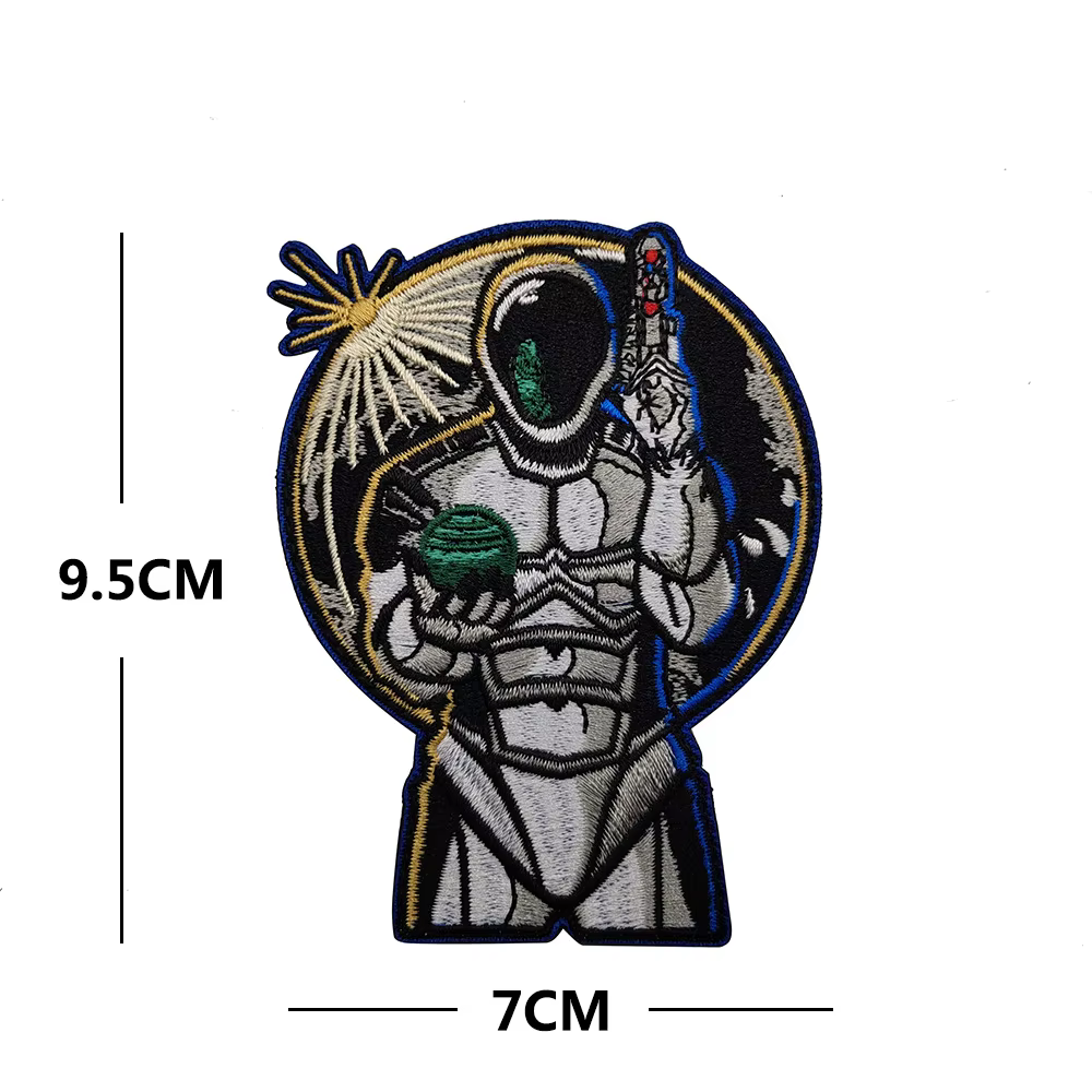 Parches tácticos bordados espaciales MOLLE – Set para chaleco - imagen 2