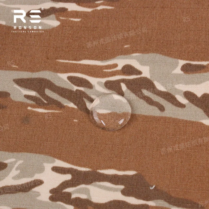 Tela ripstop camuflaje Desert Tiger Stripe NYCO táctico - imagen 3