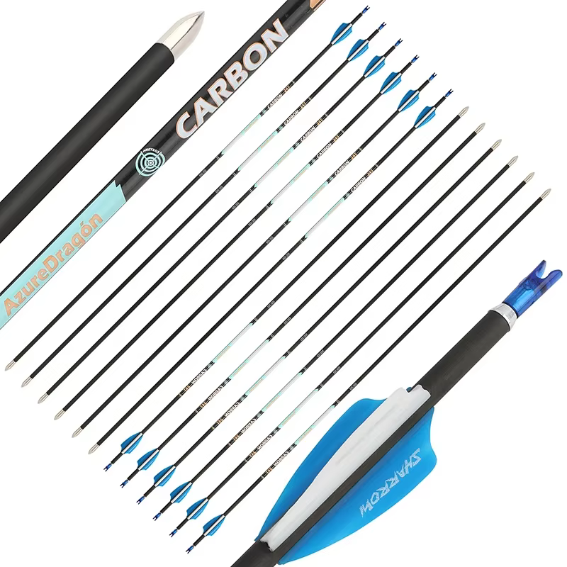 Flechas de carbono SP300 para tiro con arco precisión - imagen 2