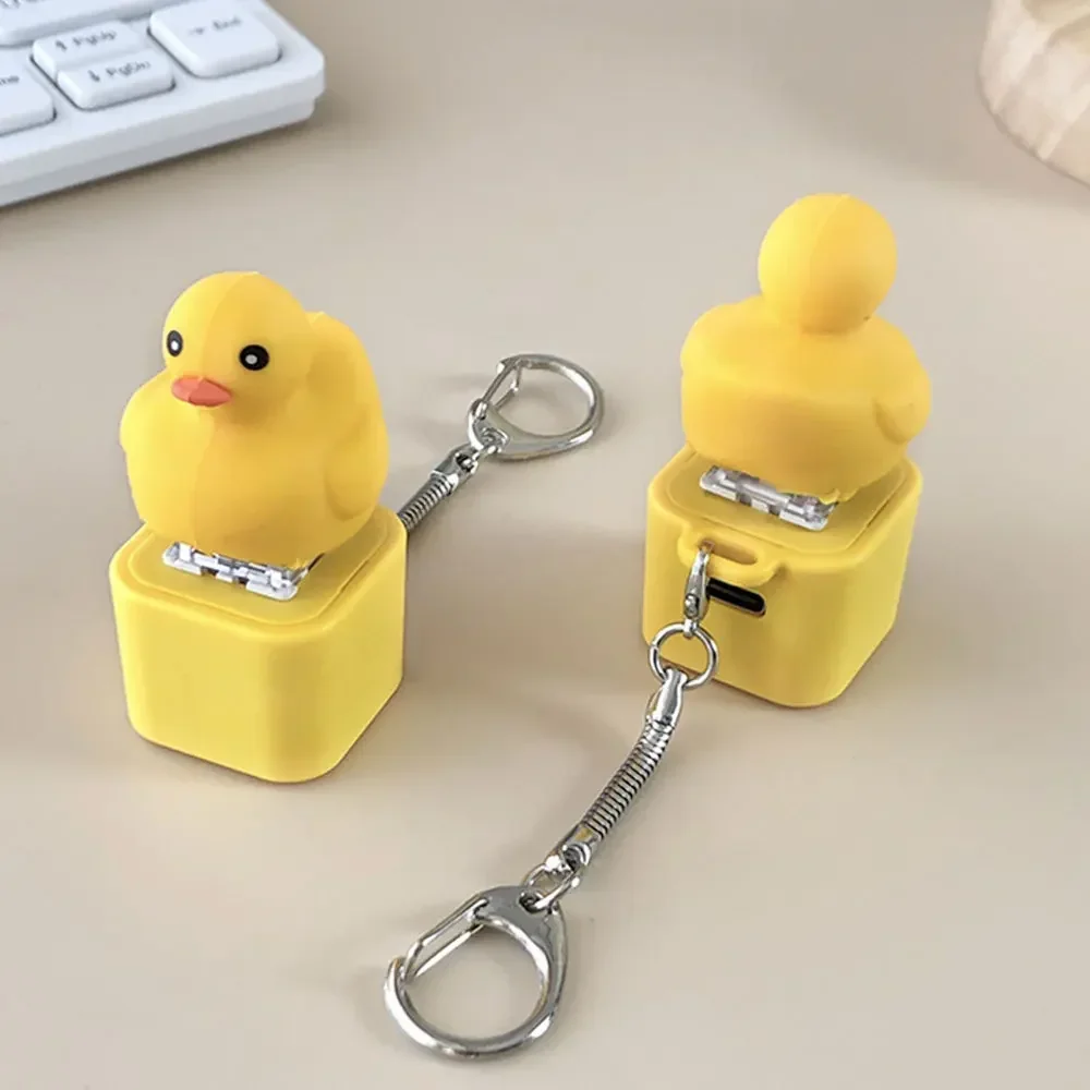 Teclas de teclado antiestrés con pato chillón clicker para adultos - imagen 5