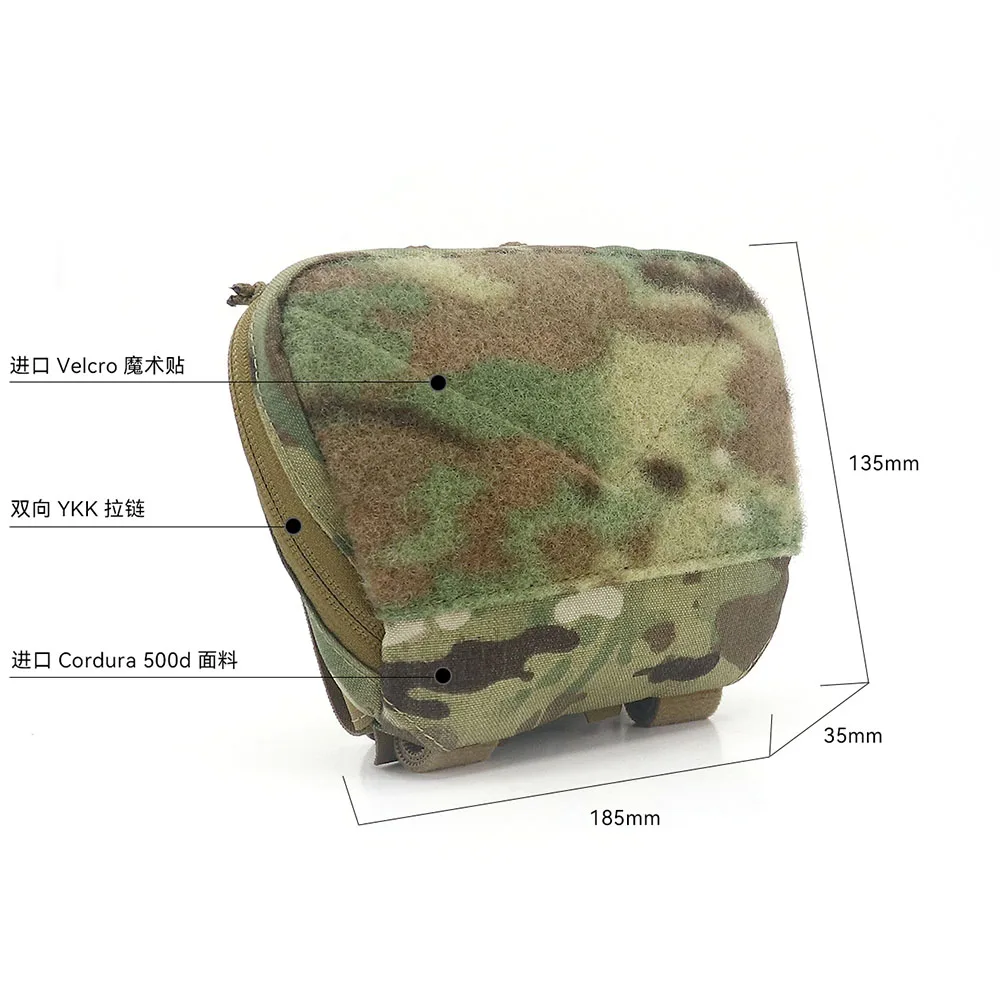 Bolsa abierta mostrando interior