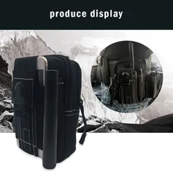 Riñonera táctica MOLLE camuflaje – Nylon impermeable porta móvil