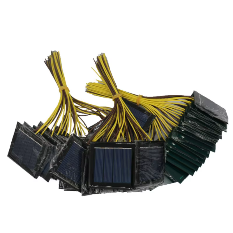 Panel solar fotovoltaico para proyectos, con cables y resina epoxi - imagen 3