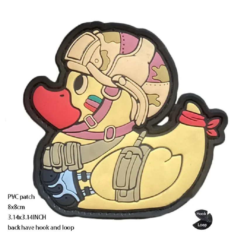 Parche táctico pato ganso – Insignia adhesiva ripstop para mochila - imagen 4