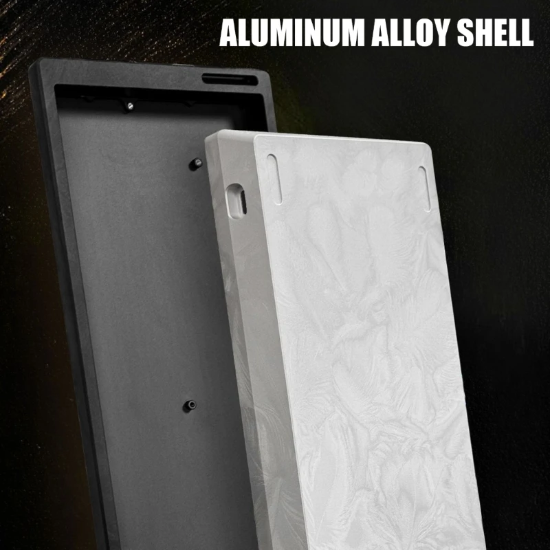 Carcasa Aluminio Teclado Mecánico GH60 – DIY con Puerto Lateral - imagen 4