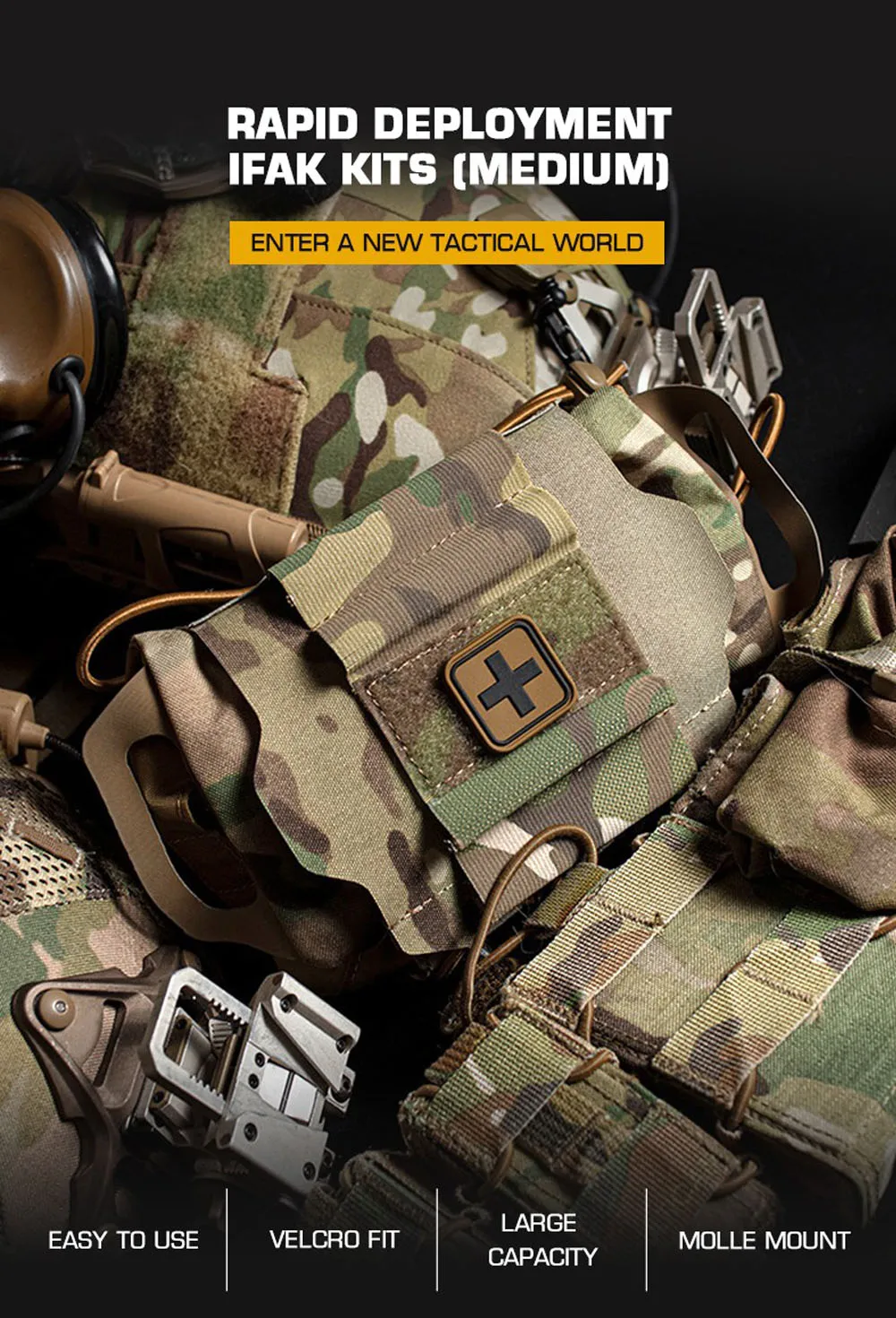 Kit táctico compacto para emergencia