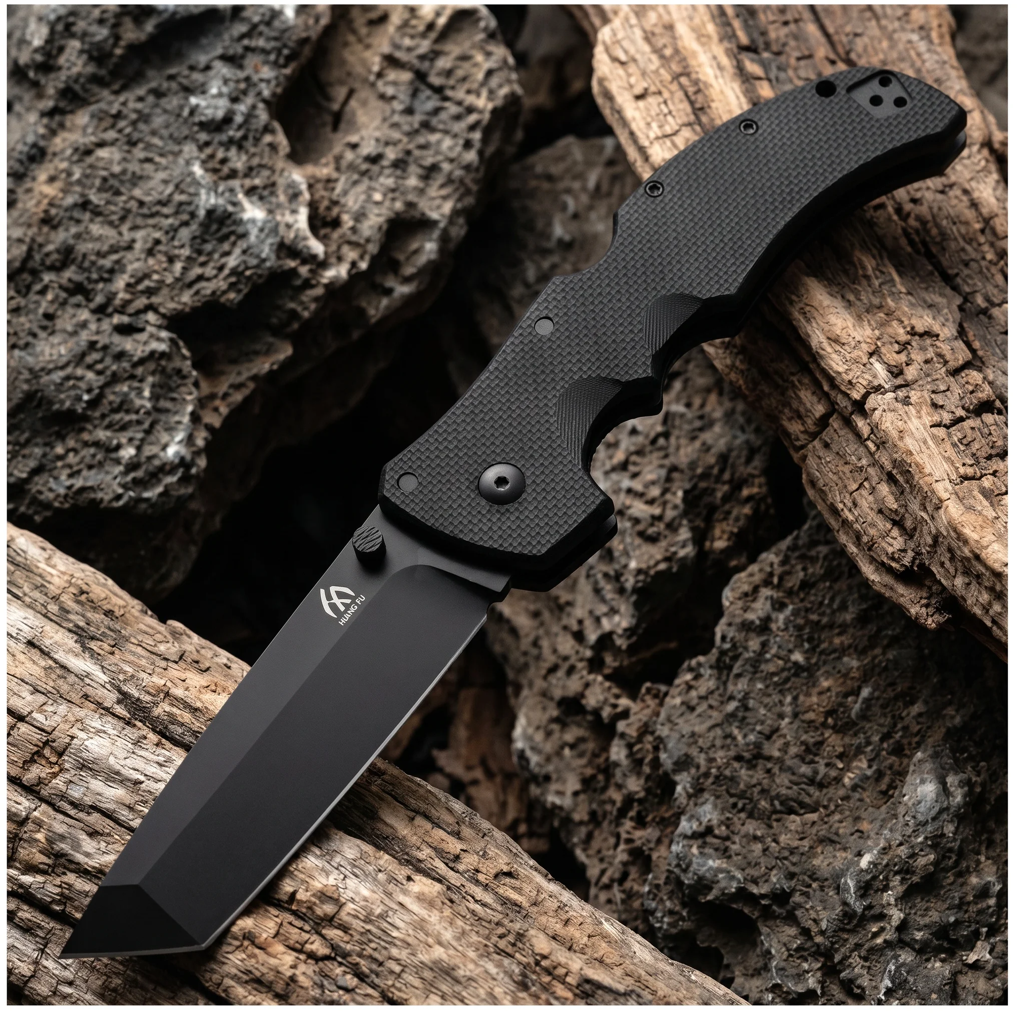 Cuchillo plegable G10 multifunción para al aire libre y hombre
