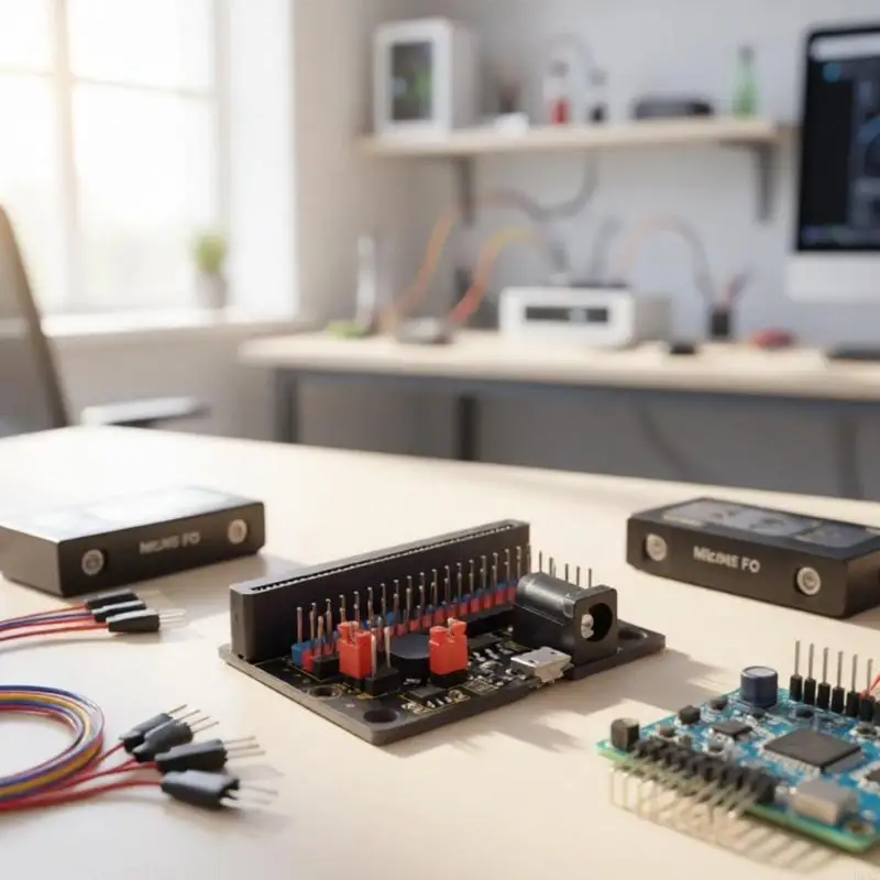 Tablero aprendizaje Micro:bit con alimentación externa y USB - imagen 3