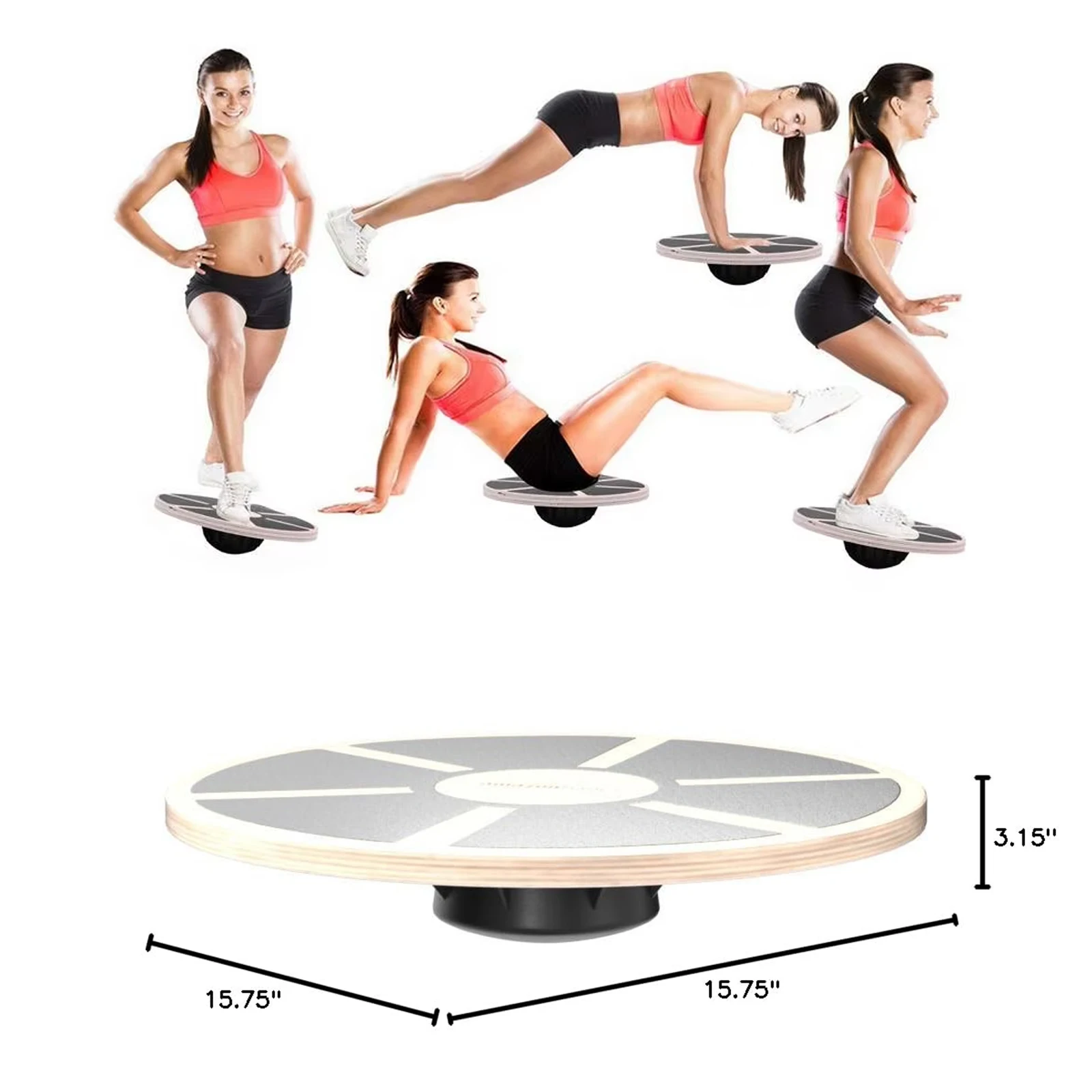 Tabla de equilibrio oscilante con base giratoria para estabilidad total - imagen 3