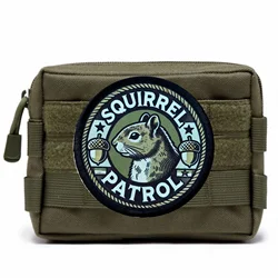 Parche moral táctico ardilla secreta MOLLE para mochila