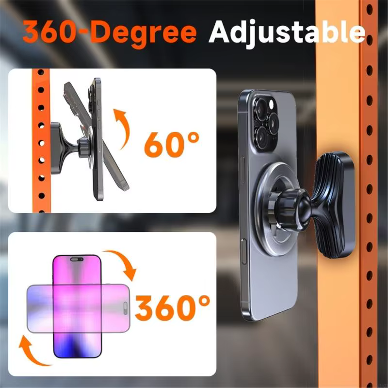 Soporte magnético para teléfono en aluminio resistente al sudor - imagen 4